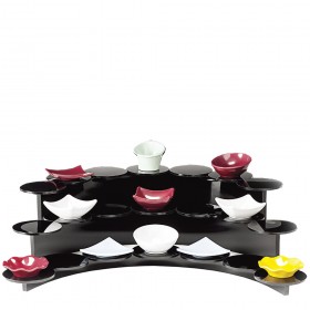 Поставка черна дъга - 3 етажа